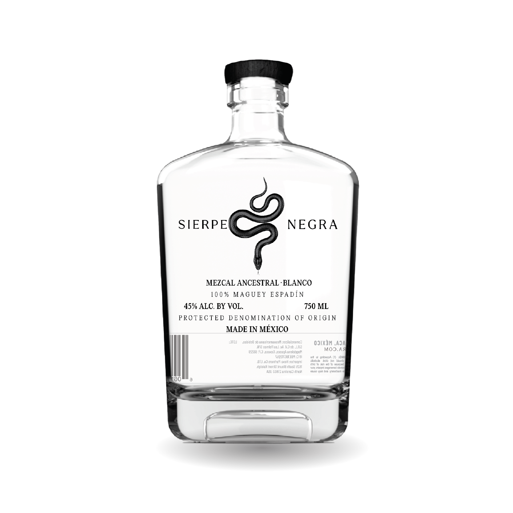 Mezcal Sierpe Negra Ancestral Espadín 45% Alc. Vol.