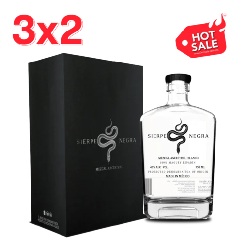 Mezcal Sierpe Negra Ancestral Espadín 45% Alc. Vol.