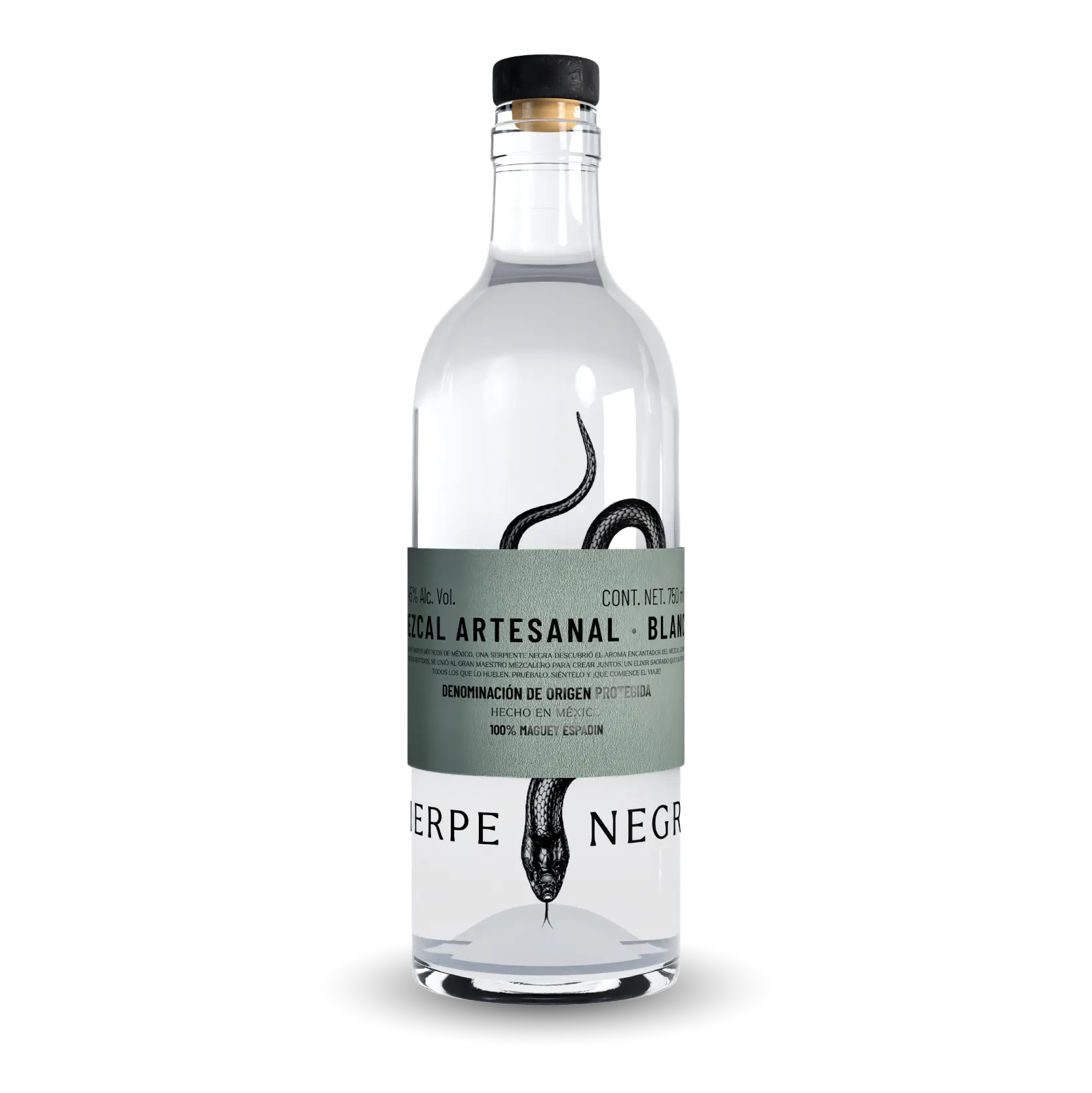 Mezcal Sierpe Negra Artesanal Espadín Premium 45% Alc. Vol.