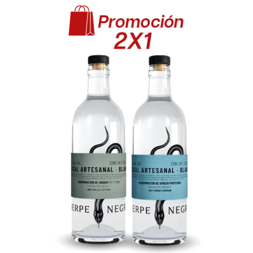 Mezcal Sierpe Negra Artesanal Espadín Premium 45% Alc. Vol.