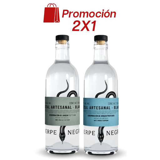 Mezcal Sierpe Negra Artesanal Espadín Premium 45% Alc. Vol.