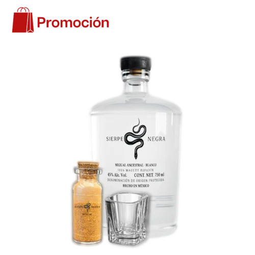 Mezcal Sierpe Negra Ancestral Espadín 45% Alc. Vol.