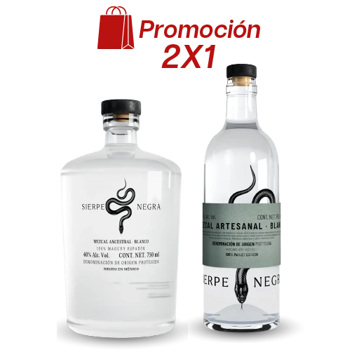 Mezcal Sierpe Negra Ancestral Espadín 45% Alc. Vol.