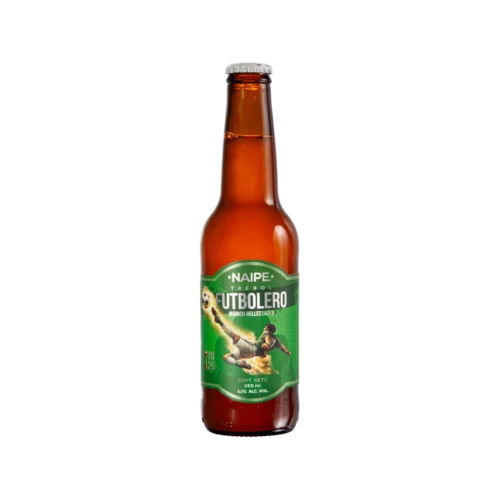 Cerveza Artesanal Naipe Trébol Etiqueta Futbolera