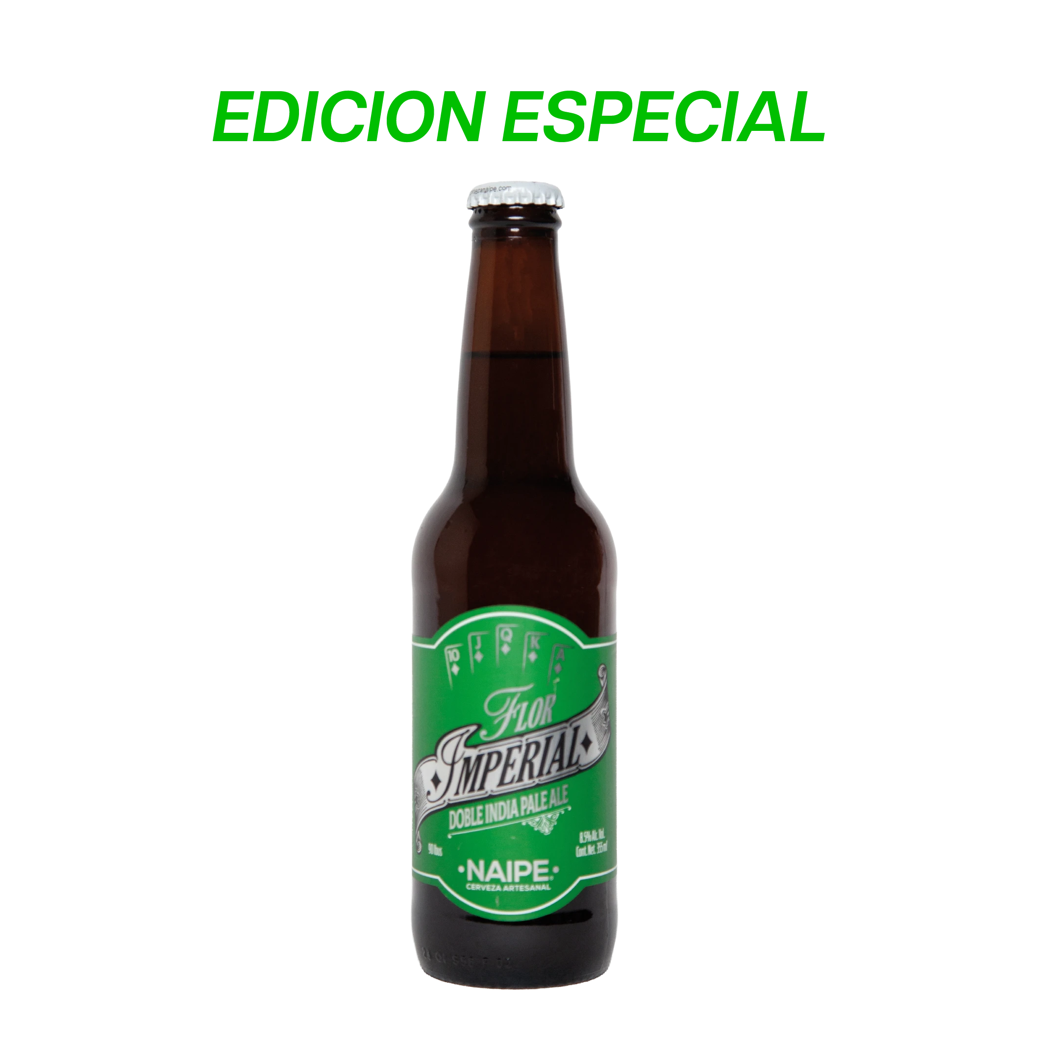 Cerveza Artesanal Naipe Flor Imperial Doble India Pale Ale