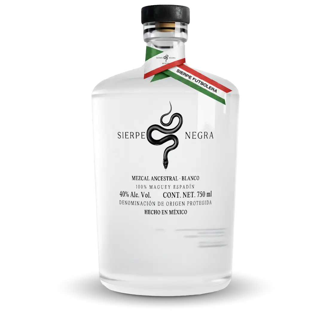 Mezcal Sierpe Negra Ancestral Espadín 45% Alc. Vol. Edicion Futbolera
