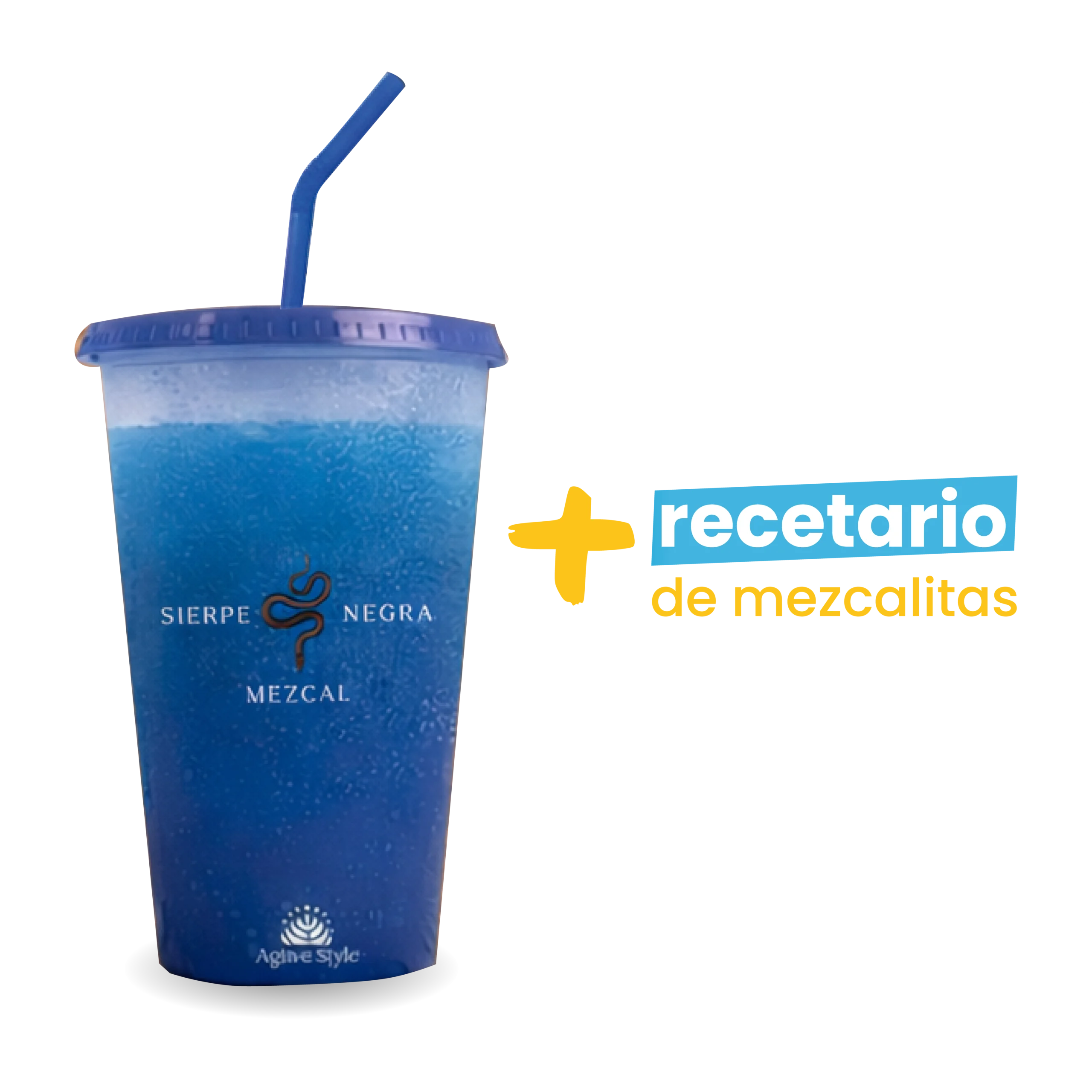Vaso para coctel + Recetario