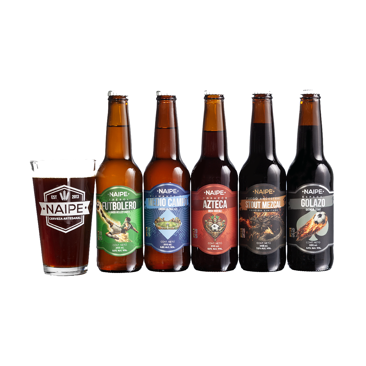 Paquete Mundialero Stout/Mezcal Edicion Futbolera