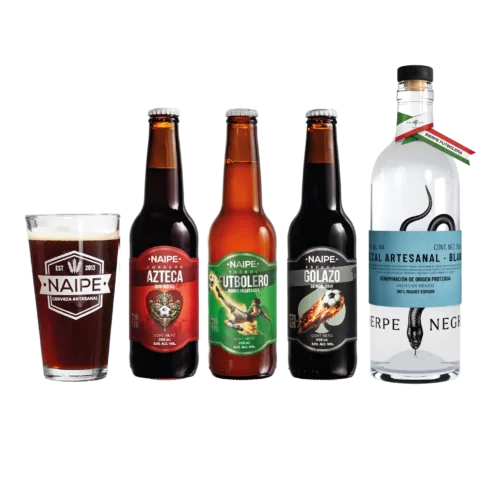 Paquete Mundialero/Mezcal Sierpe Edicion Futbolera