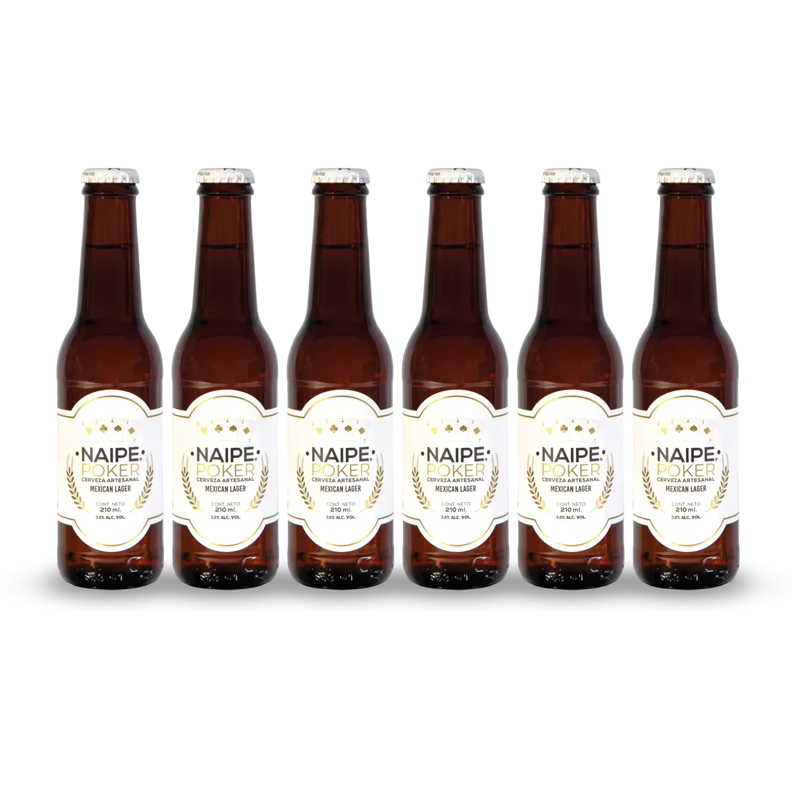 6 pack Naipe Poker + 1 Poker de regalo
